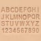 Realeather&#xAE; Alphabet &#x26; Numbers Leather Stamp Set